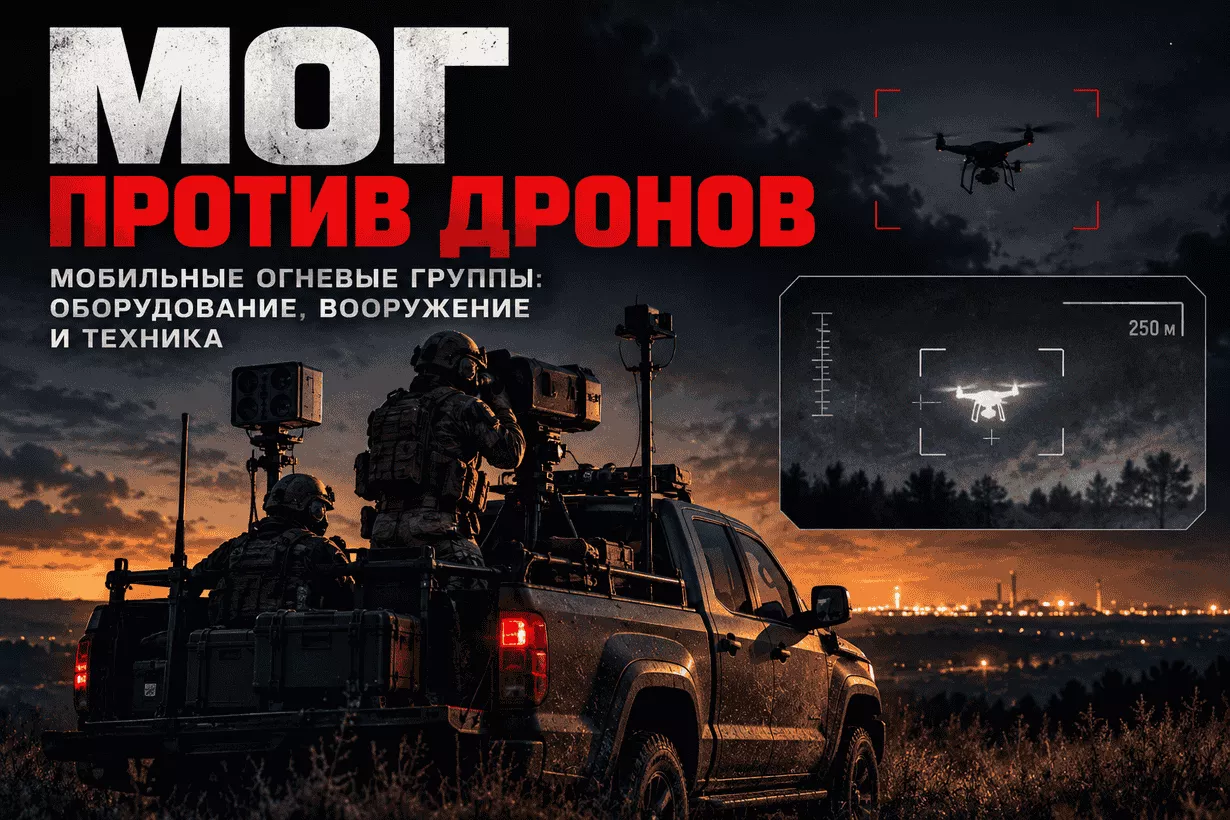 МОГ против дронов: мобильные огневые группы, оружие, ПКМ, ПКТ и тепловизоры МОГ против дронов: мобильные огневые группы, оружие, ПКМ, ПКТ и тепловизоры