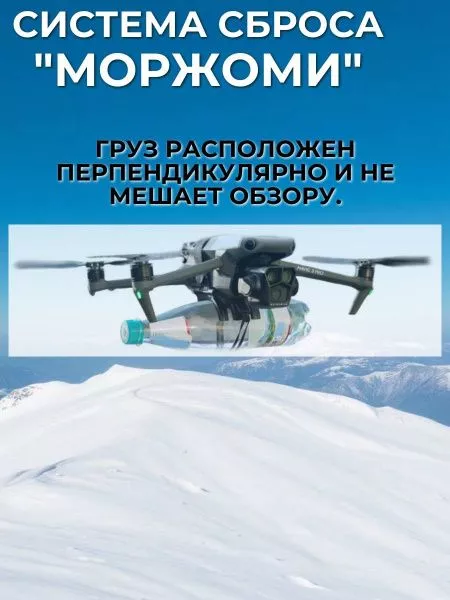 Система доставки (сброса) грузов "Моржоми" для дронов 