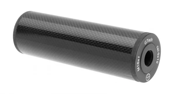 ДТК (банка) GTech к.9х19 / .345, резьба 16х1 (Сайга-9, TR9), дюраль + карбон