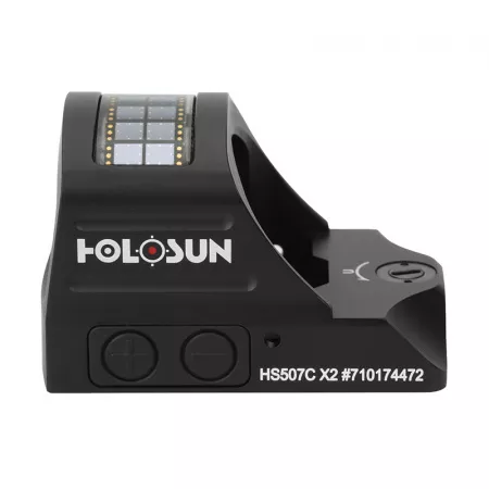 Коллиматор Holosun OpenReflex micro HS507C X2, работает с ПНВ, красная марка, без кронштейна