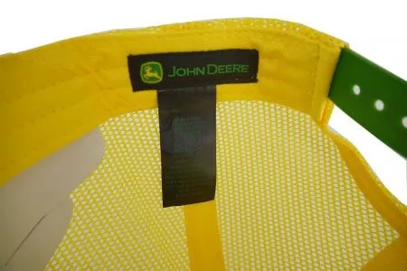 Кепка-бейсболка John Deere Желто-зеленая
