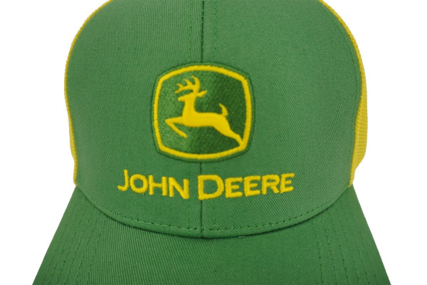 Кепка-бейсболка John Deere Желто-зеленая
