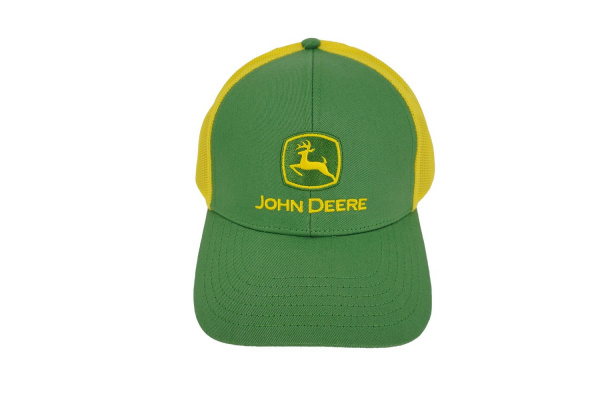 Кепка-бейсболка John Deere Желто-зеленая
